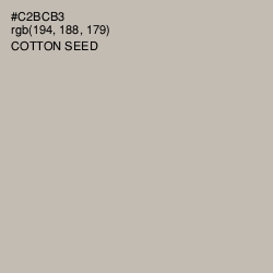 #C2BCB3 - Cotton Seed Color Image